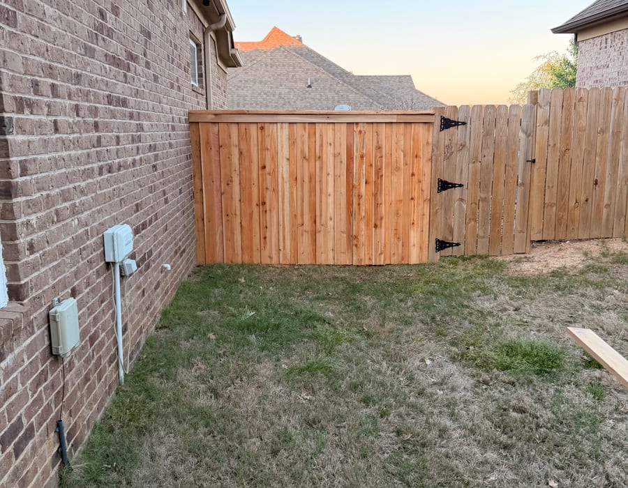 Cedar Wood Fence Cap & Trim Build